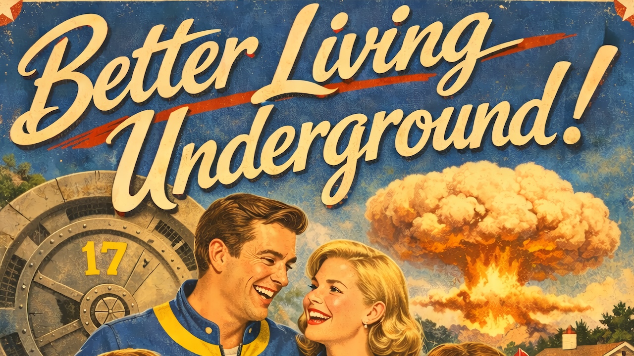 Better Living Underground! Single background image